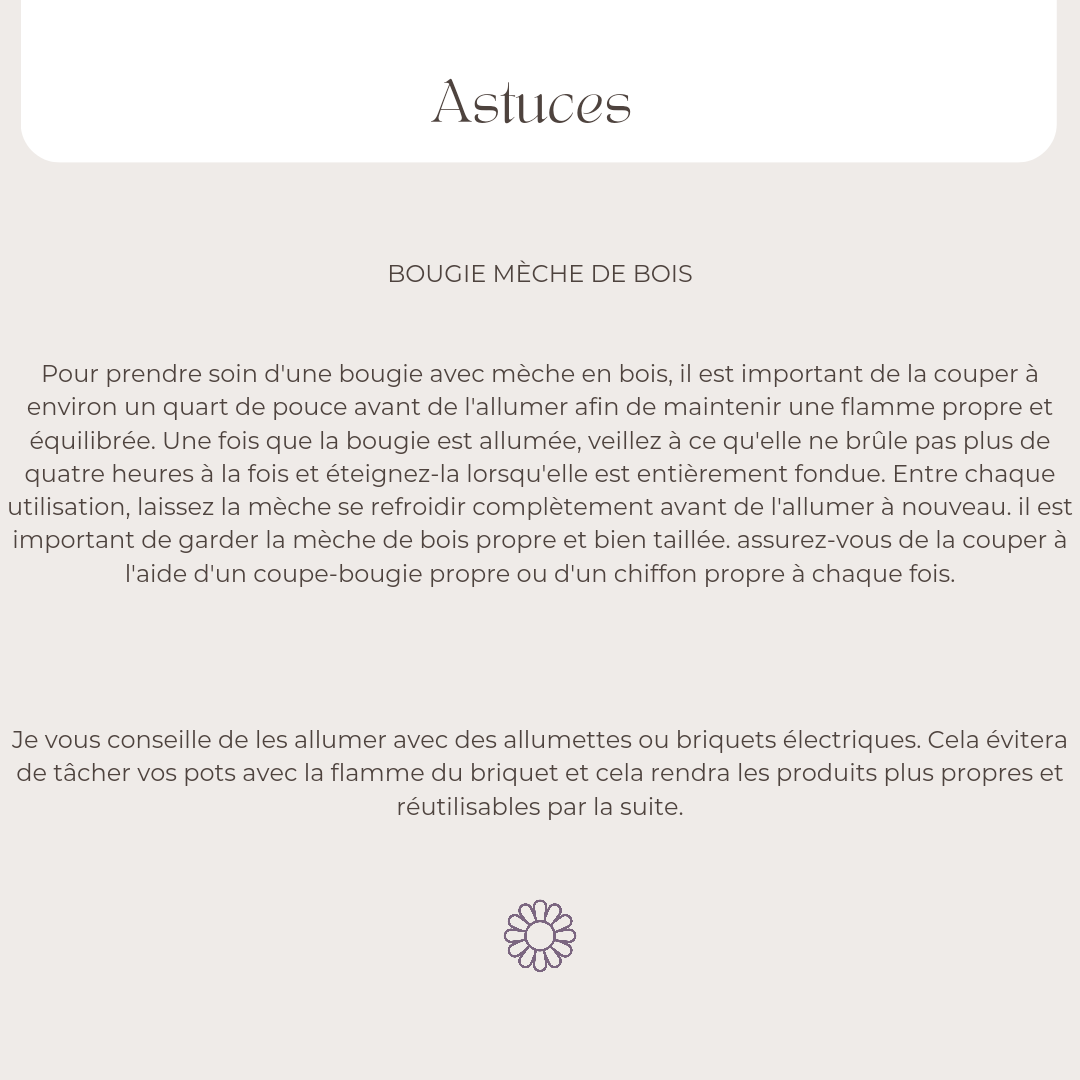 Bougie porte-crayon La Réconfortante