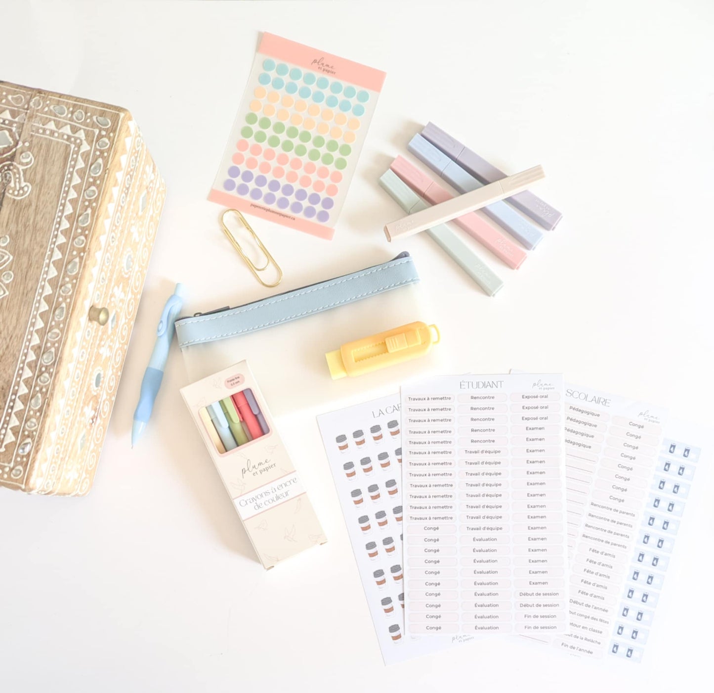 BACK TO SCHOOL - ENSEMBLE DE DÉPART