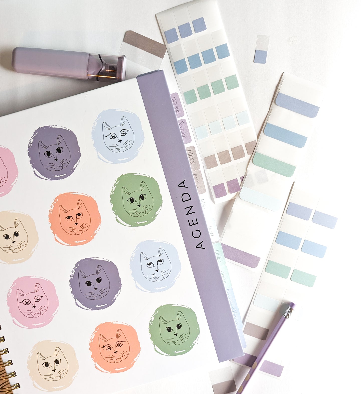 Notes autocollantes / marque-page