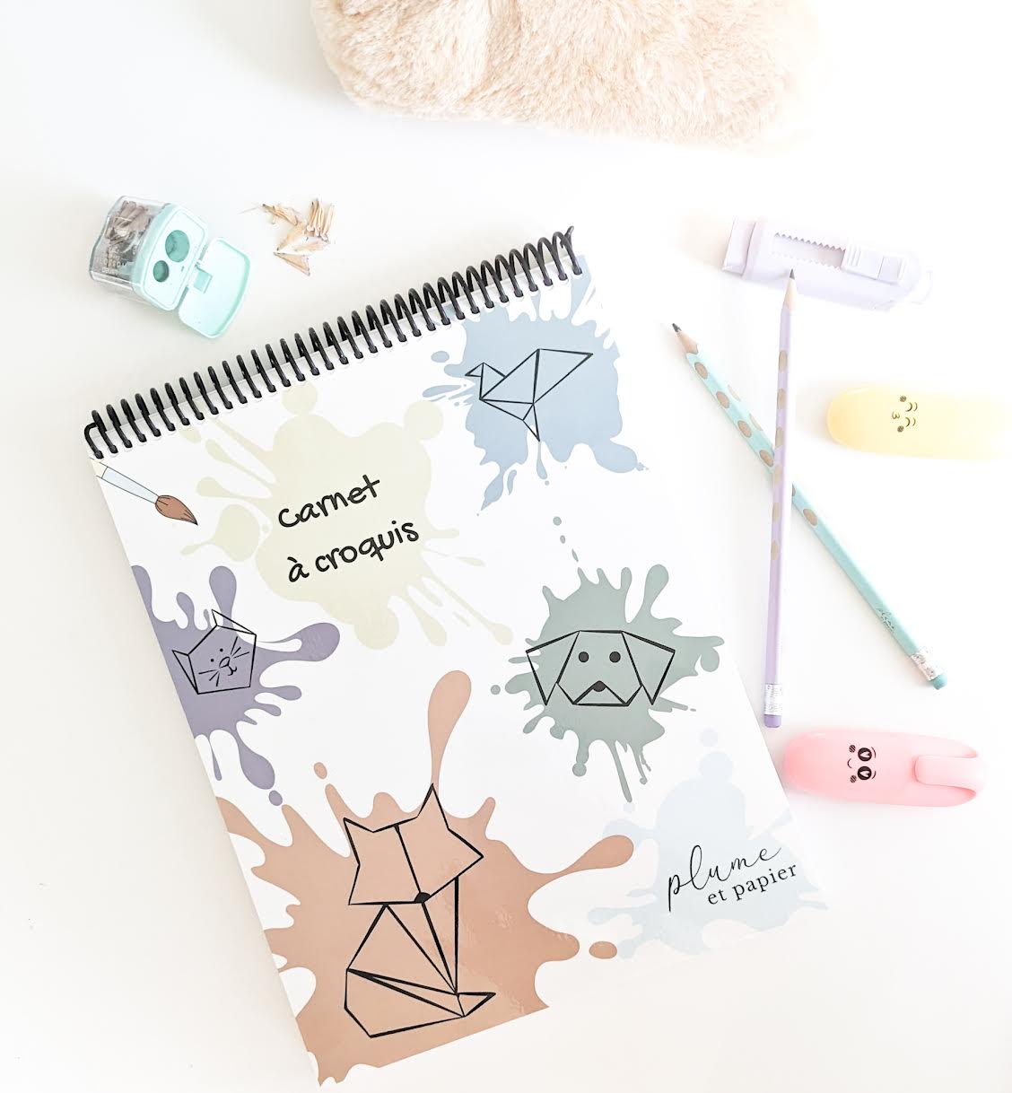 Carnet à croquis Origami