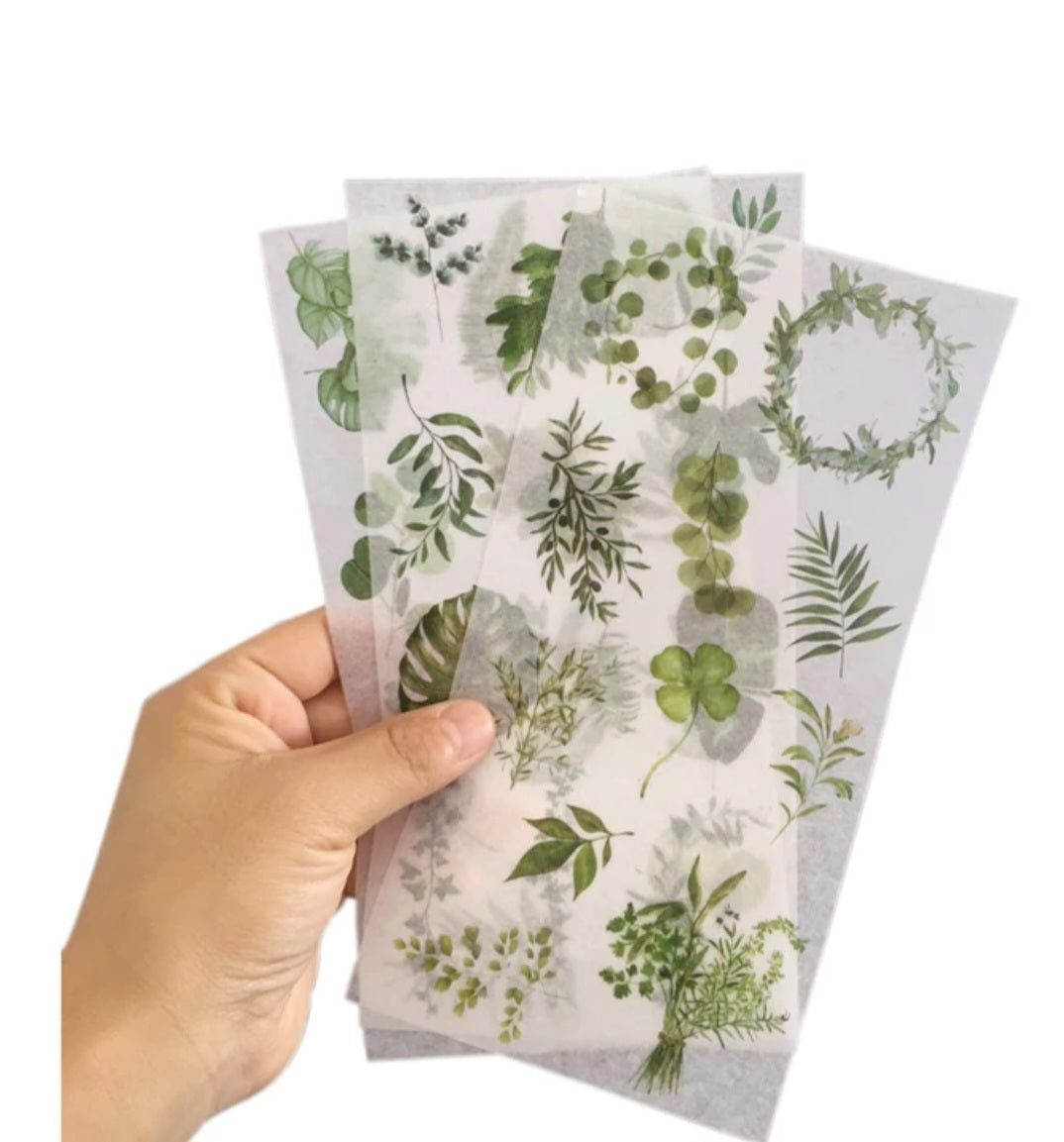 Autocollants style Washi (ensemble de 3 feuilles) (Plusieurs modèles disponibles)